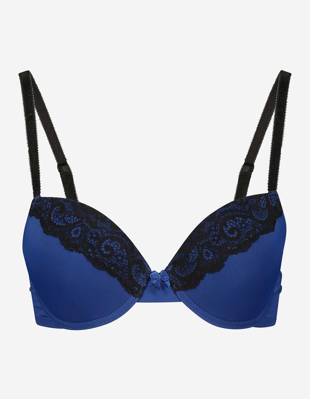Sutien push-up - Garnitură din dantelă