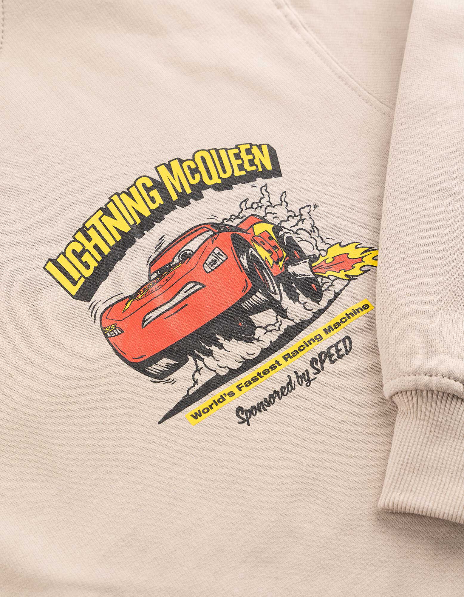 Sweatshirt - Cars - Beige