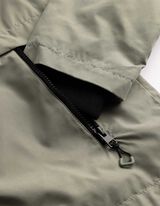 Bunda do de&scaron;tě - Kapuce - tmave zelena