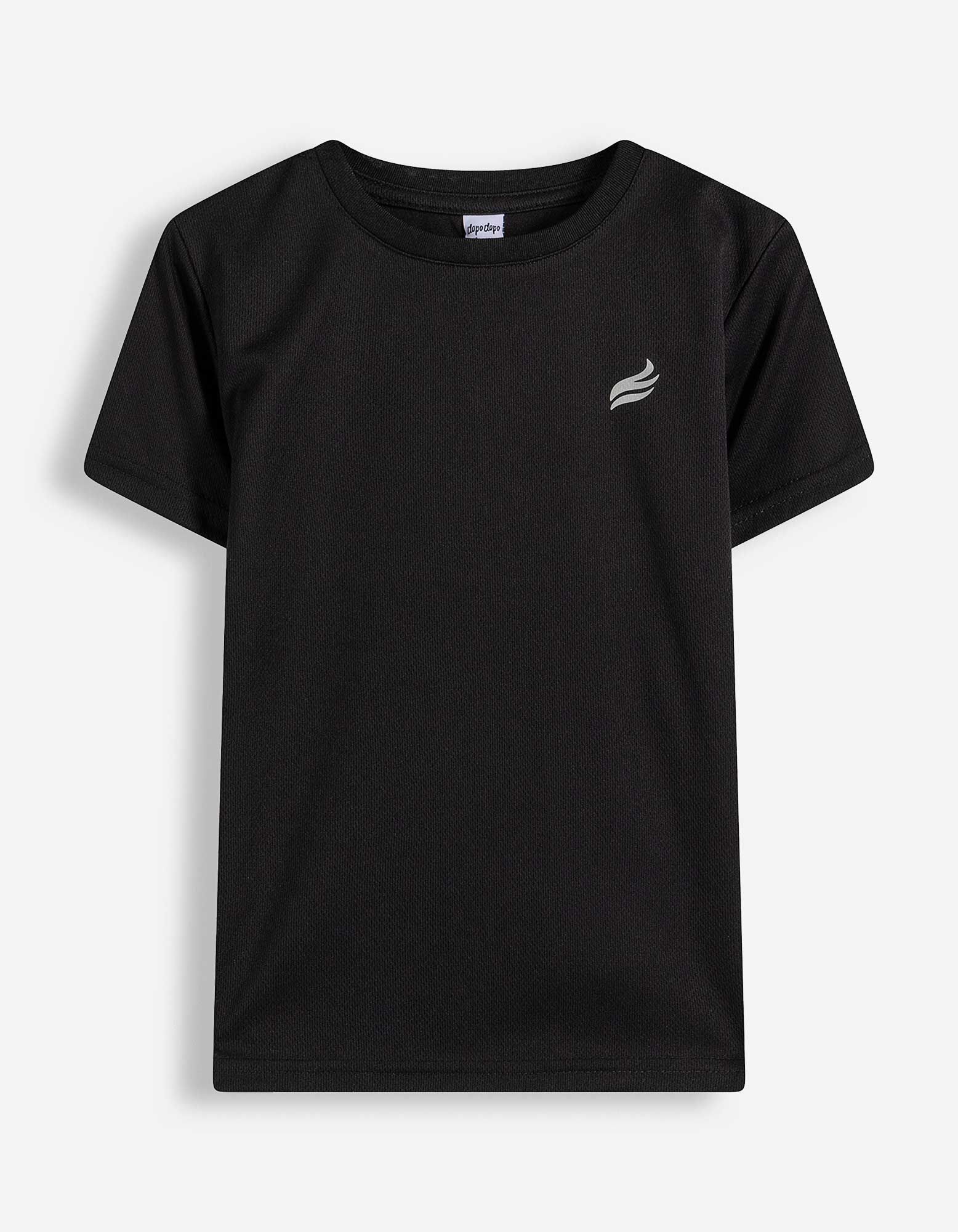 Set aus T-Shirt und Hose - Frontprint - Schwarz