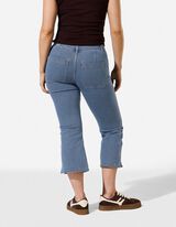 Caprihose - Regular Waist - blau