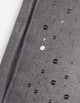 Jeans - Paillettenbesatz - grau