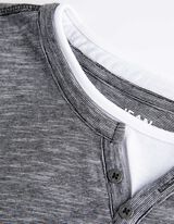 Mar&scaron;kinėliai ilgomis rankovėmis - Dvisluoksnis stilius - juodas