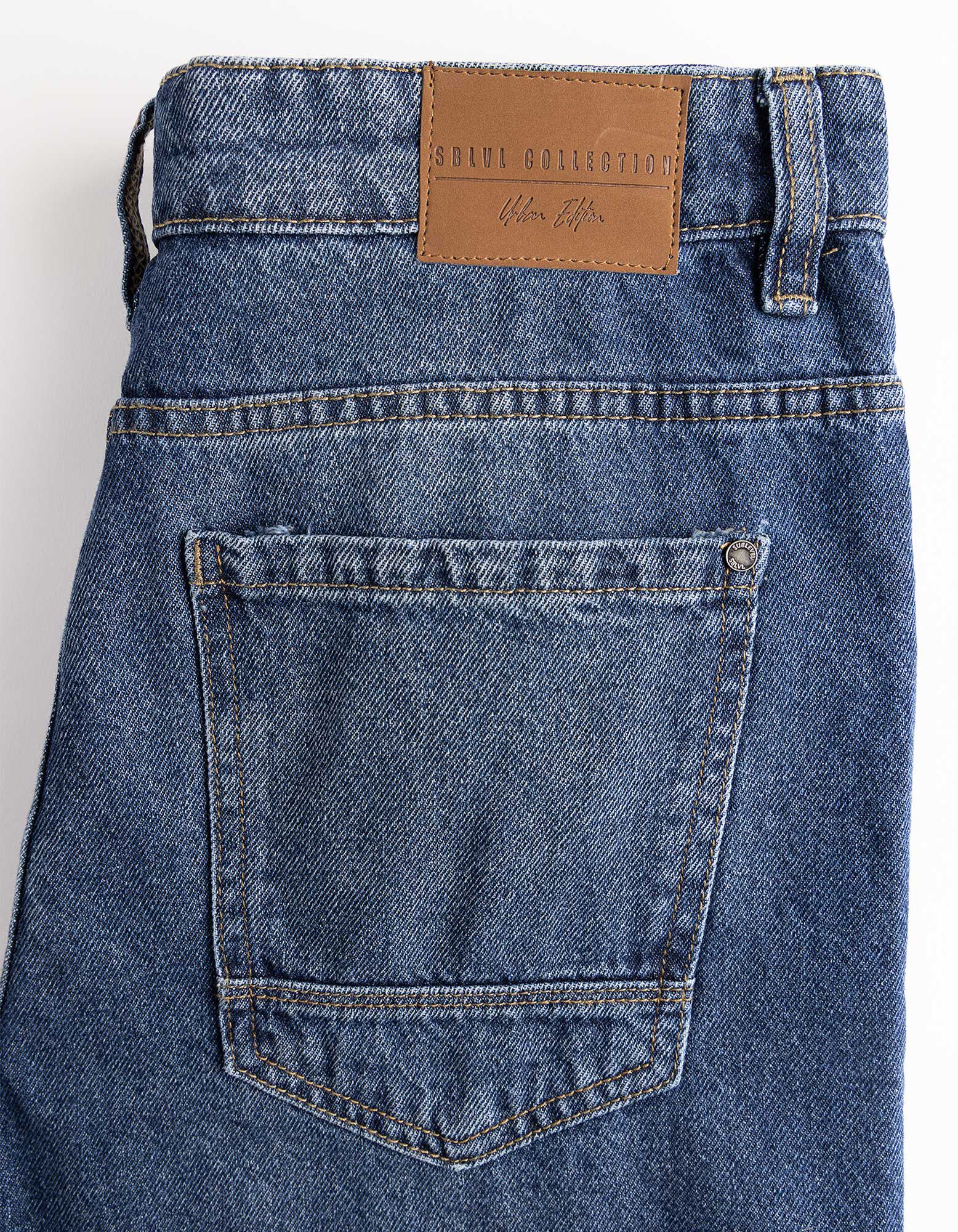 Jeans - Ballon Pasvorm - Donkerblauw