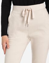 Jogger pants - LENZING&trade; ECOVERO&trade; - wit