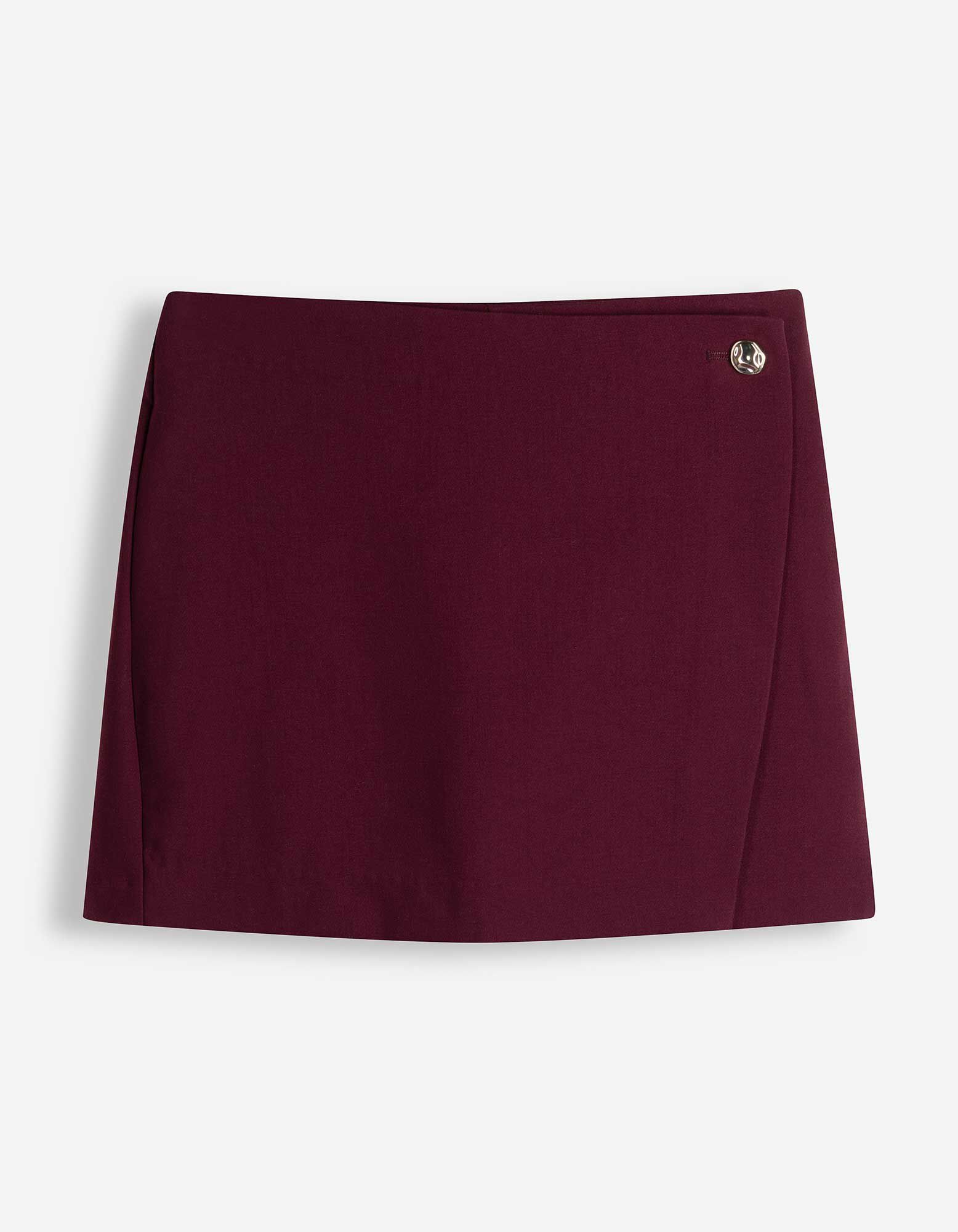 Skort - einfarbig - Lila