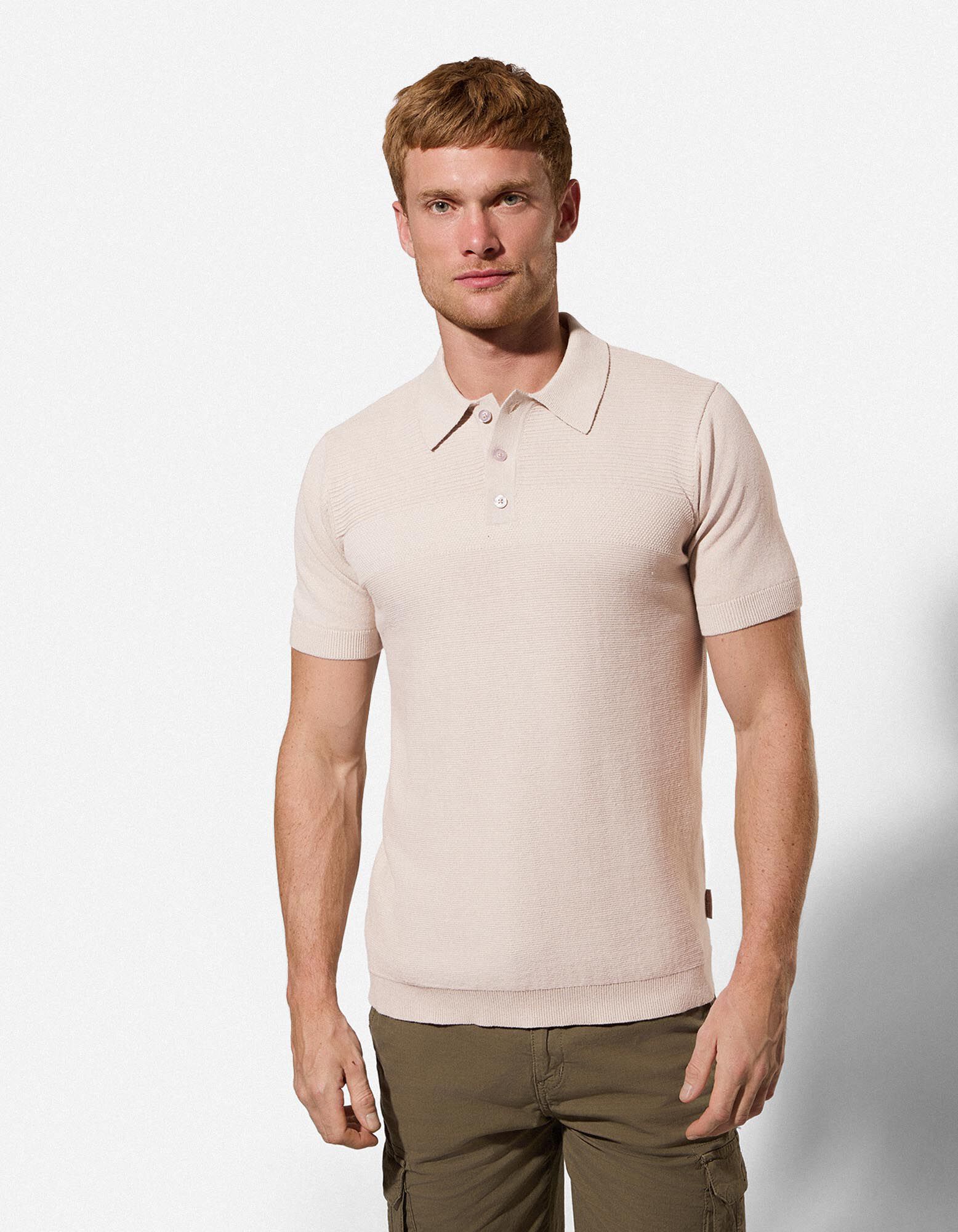 Poloshirt - Regular Fit - beige