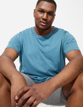 T-Shirt - einfarbig - t&uuml;rkis