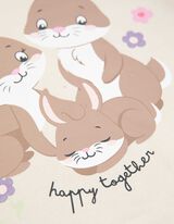 Sweatshirt - Mouwen met volants - beige