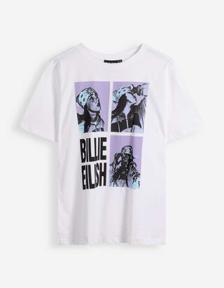 T-Shirt - Print - Wei&szlig;