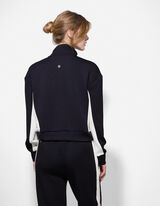 Sweatvest - Modaal - zwart