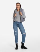 kamizelka - Odwracalne - szary