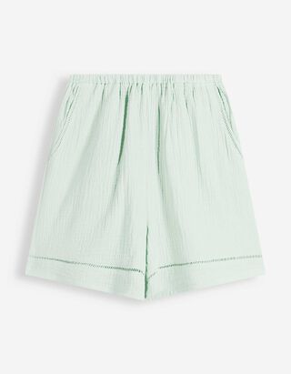 Shorts - Musselin - gr&uuml;n