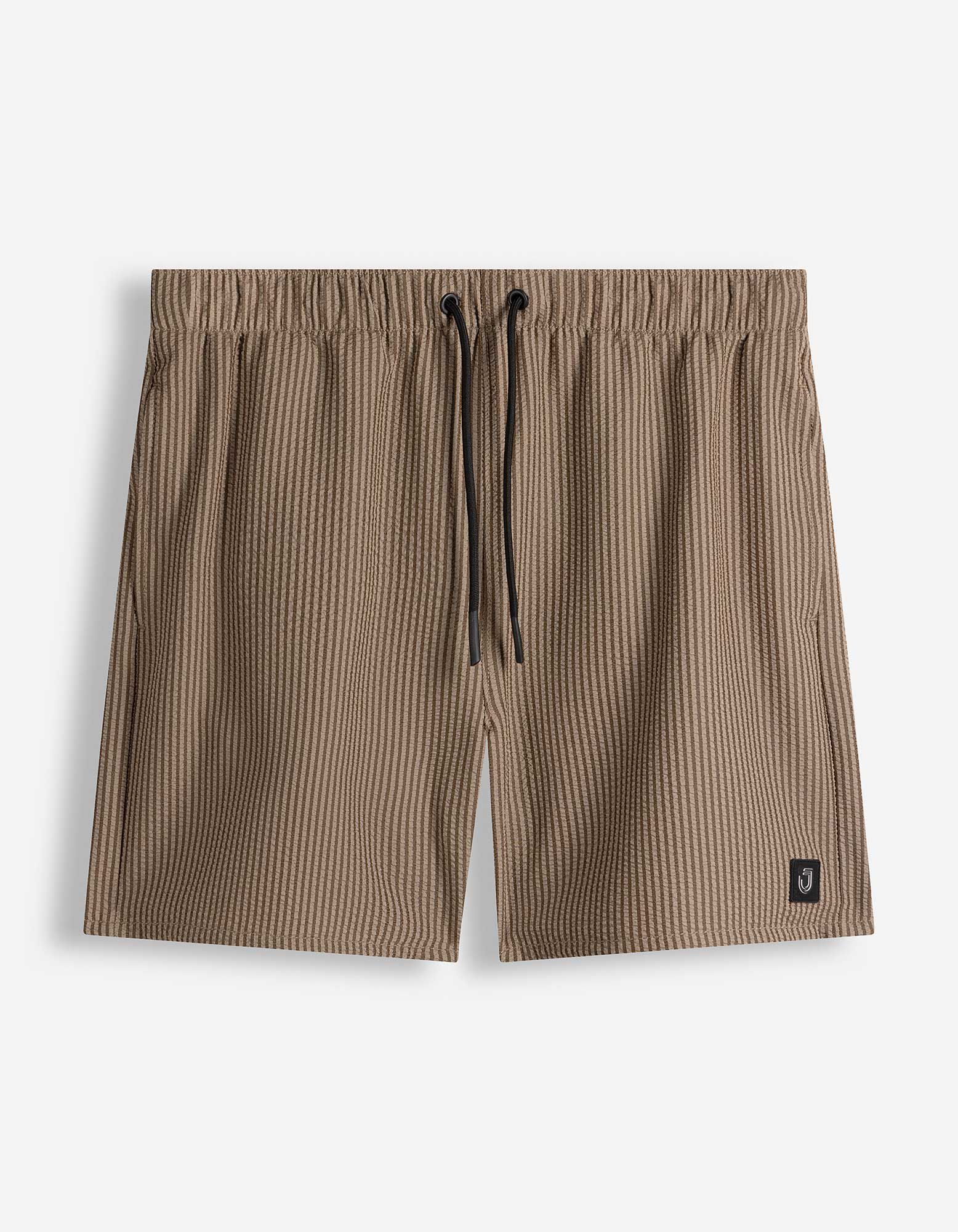 Badehose - Streifen - Braun