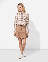 Gonna - Imitazione di camoscio - marrone