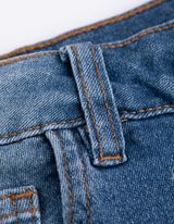 Kratke traperice - High Waist - plava