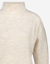 Pullover - Collo alla coreana - beige