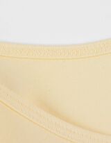 Top - Stretchanteil - hellgelb