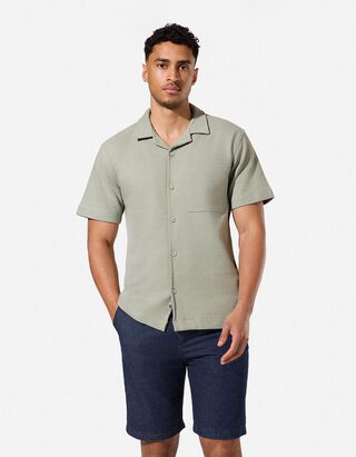 Chemise - Unicolore - vert clair 