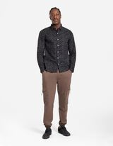 koszula - Regulowana długość rękawów - ciemny szary