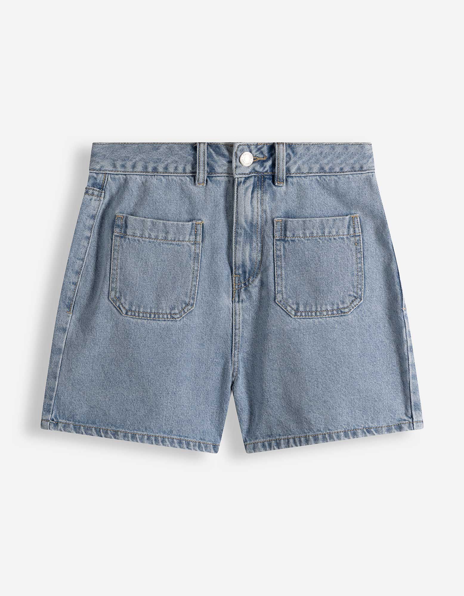Jeansshorts - Regular Fit - hellblau