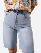 Bermuda  - Relaxed Fit - Hellblau