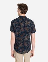 Cămașă - LENZING™ ECOVERO™ - Albastru inchis