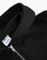 Cropped sweatjack - Relax Pasvorm - zwart