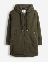Mantel - Teddyfell - Khaki