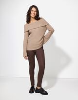 Pantaloni - marrone scuro