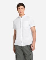 Hemd - Leinen - weiß