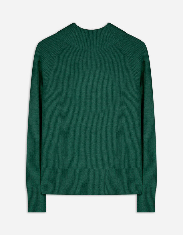 Strickpullover - Kaschmir - dunkelgrün