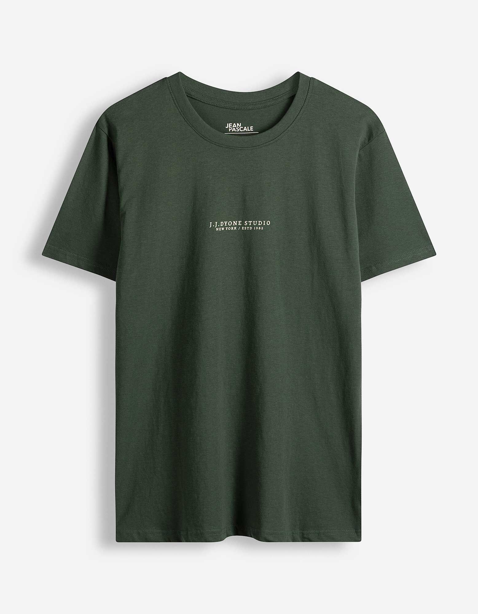 T-Shirt - einfarbig - Khaki