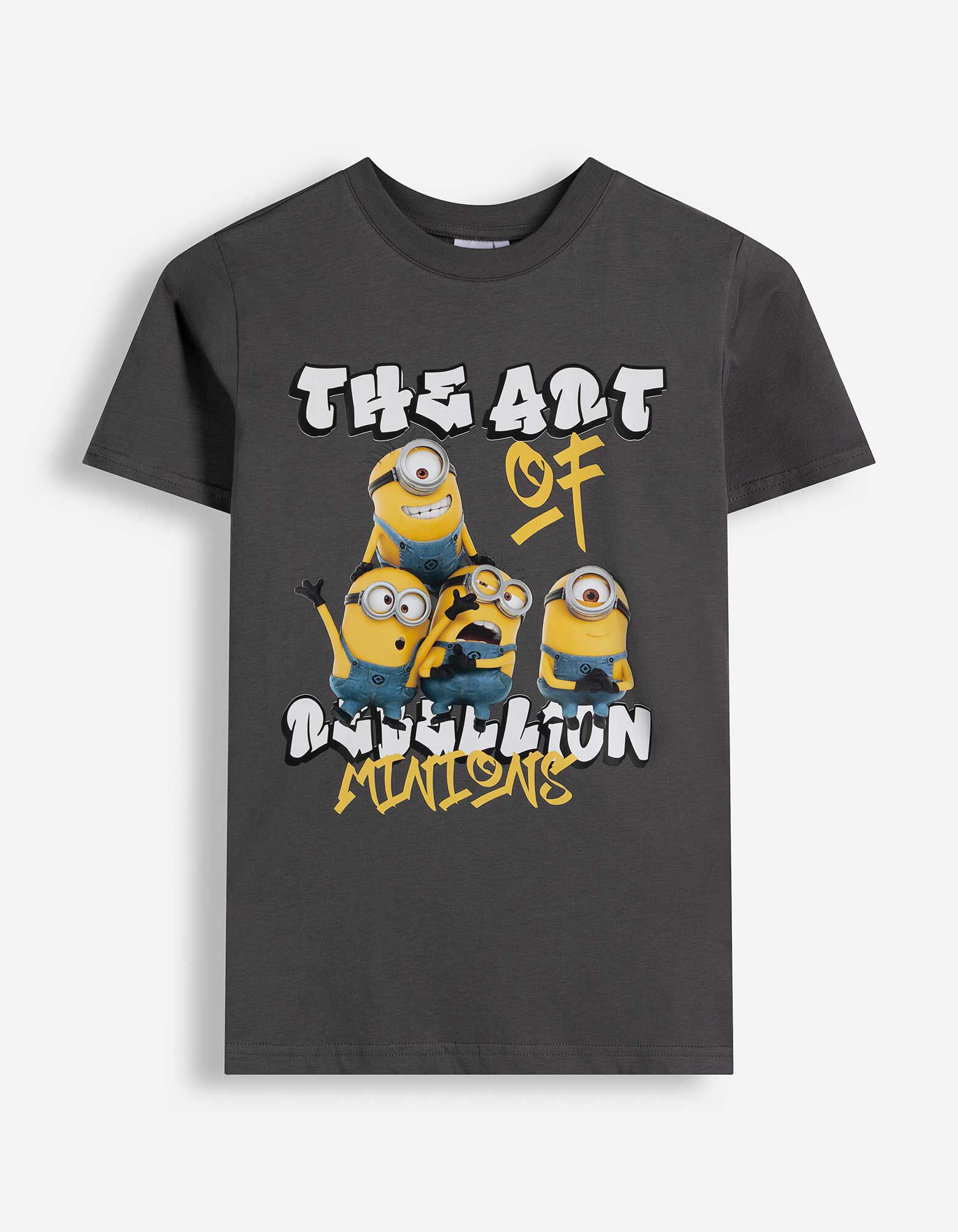 T-Shirt - Minions - Dunkelgrau