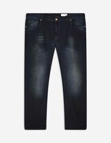 Jeans - Straight fit - donkerblauw