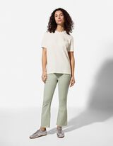 T-shirt - Afdrukken achteraan - wit