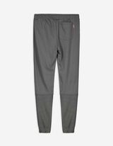 spodnie joggingowe - naszywka z logo - ciemny szary