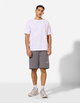 Short - Jambe large - Gris