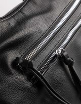 Tasche - Kunstleder - schwarz