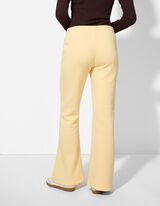 Pantaloni jogging - evazat Fit - Galben deschis