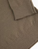 Pulover de tricot - Aspect de lână - Verde inchis