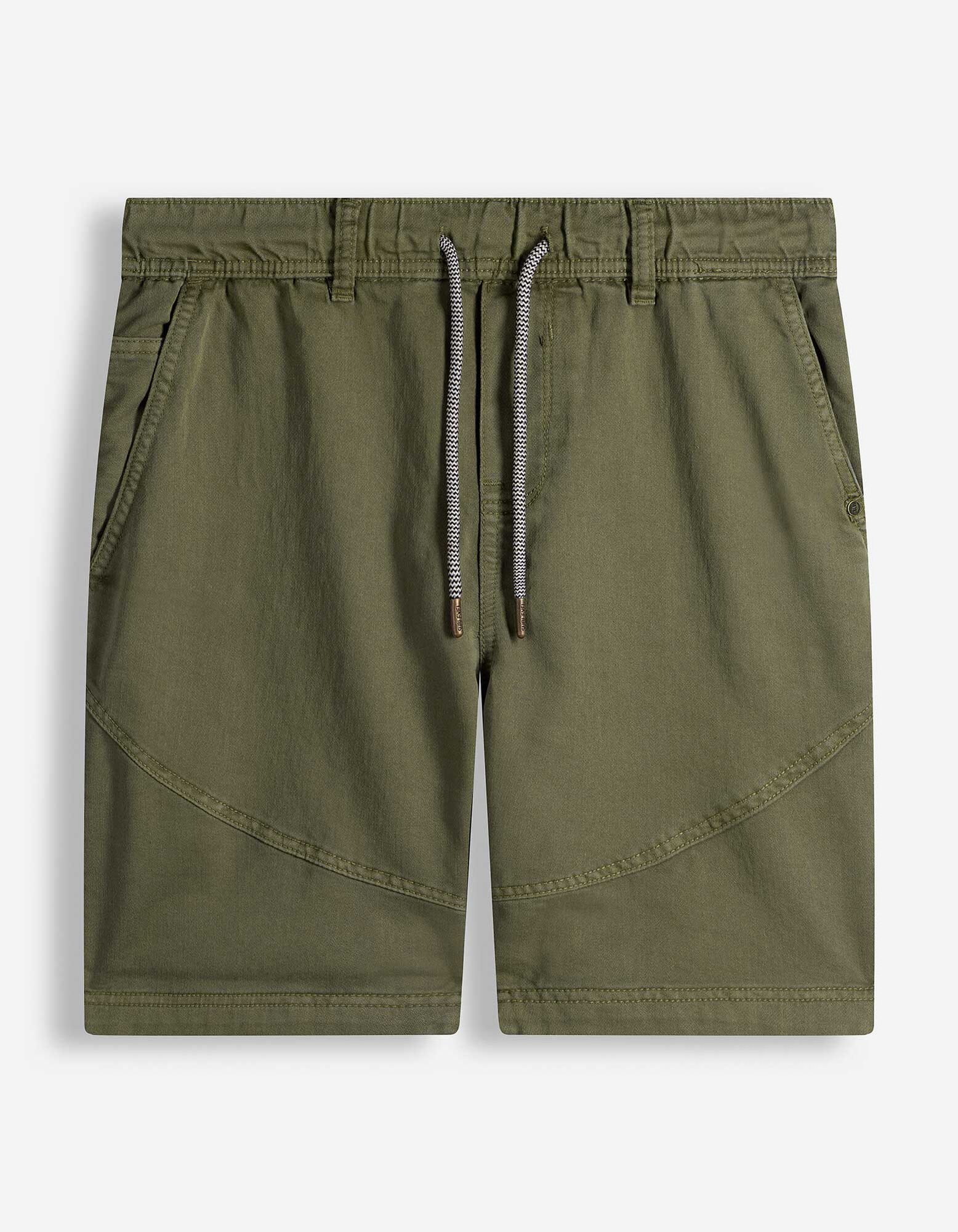 Shorts - Twill - dunkelgr&uuml;n