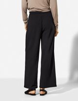 Culotte - Webstoff - schwarz