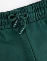 Bėgiojimo kelnės - Laisvalaikio stiliaus - tamsiai zalias