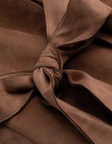 Lietpaltis - Mink&scaron;ta medžiaga - rudas