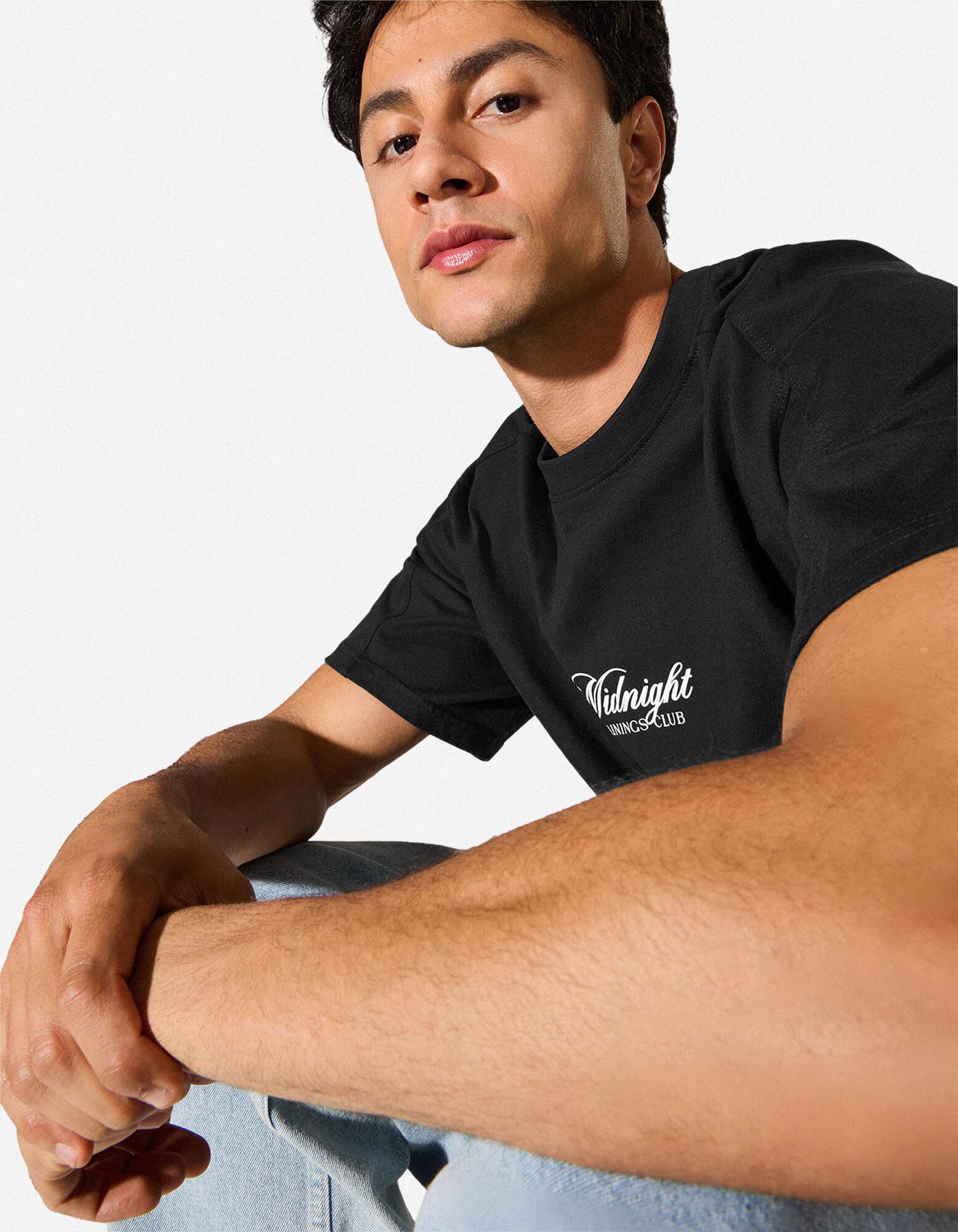 T-Shirt - R&uuml;ckenprint - schwarz