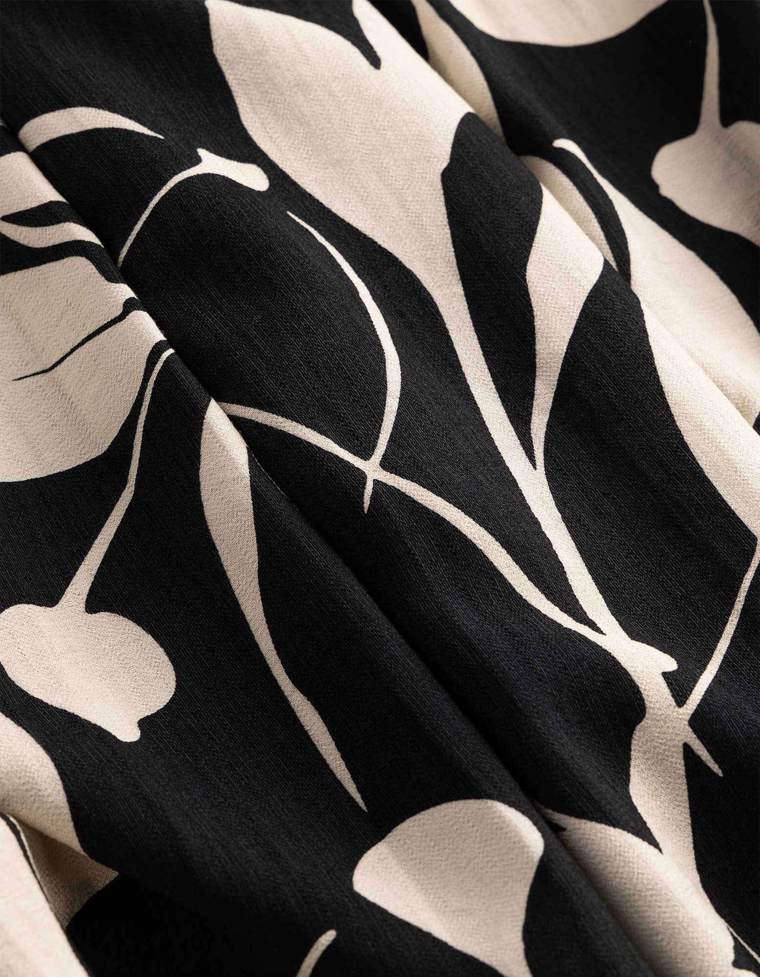 Broek - Print all-over - Zwart