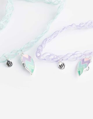 Choker - 2er-Pack - rosa