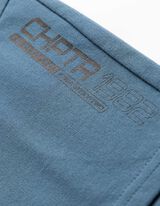 Bermudy  - Potisk - tmave modra