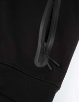 Sweatvest - Kap - zwart